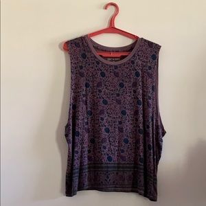 American Eagle purple muscle tank